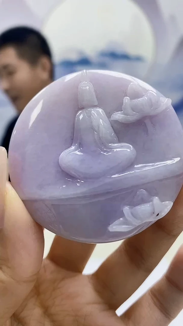 定制翡翠未镶嵌4831xx-毛货挂件71