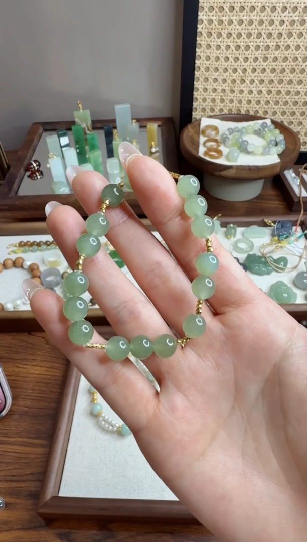 未镶嵌手串和田玉醉清风