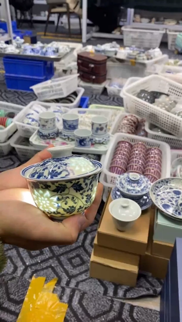 摆件陶景德陶瓷茶具容量约140