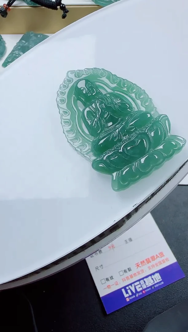 翡翠未镶嵌颈饰大日多样性发其一