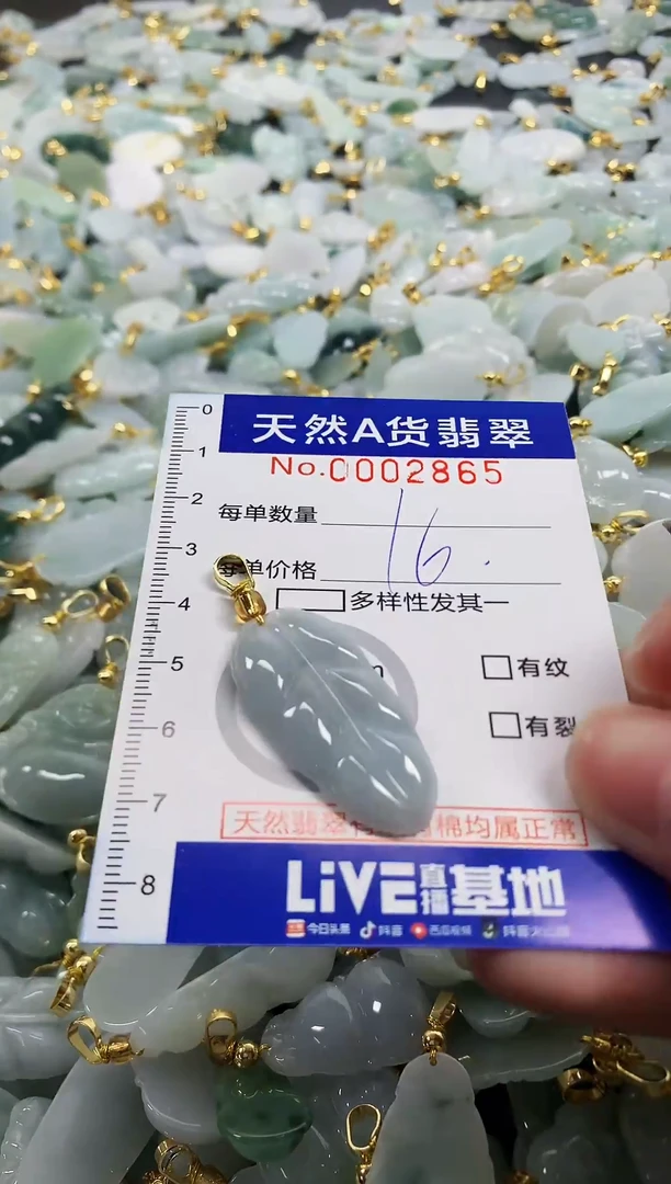 颈饰未镶嵌翡翠天然a货翡翠