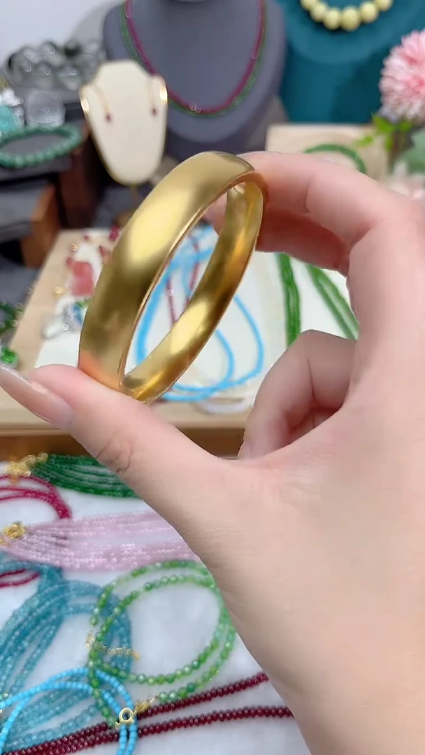 【闪购商品】水晶手镯合金宽版99