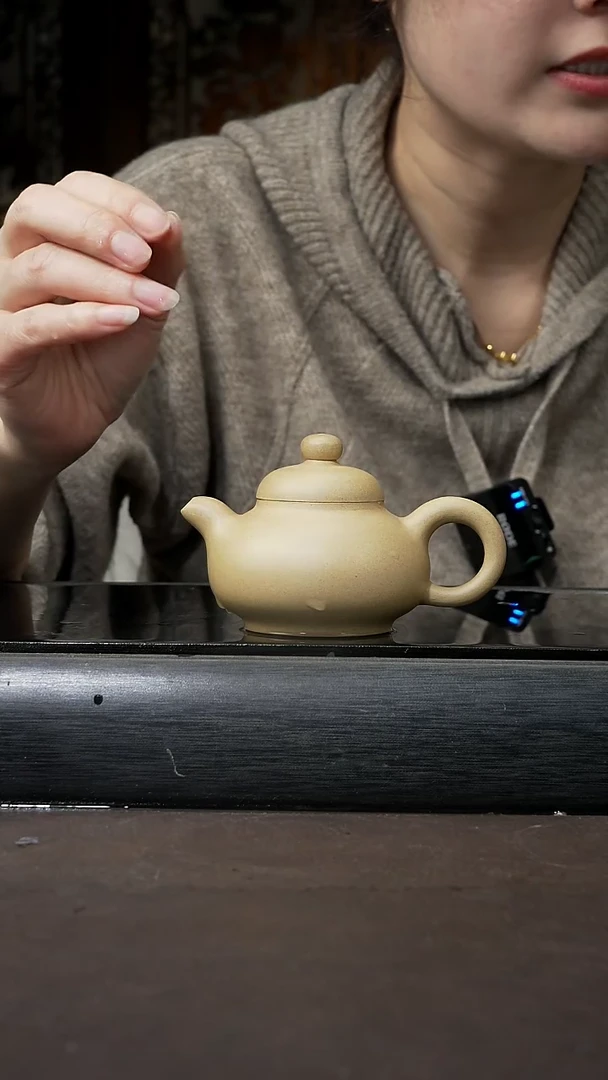 【闪购商品】紫砂茶壶本绿 福源 130cc 032