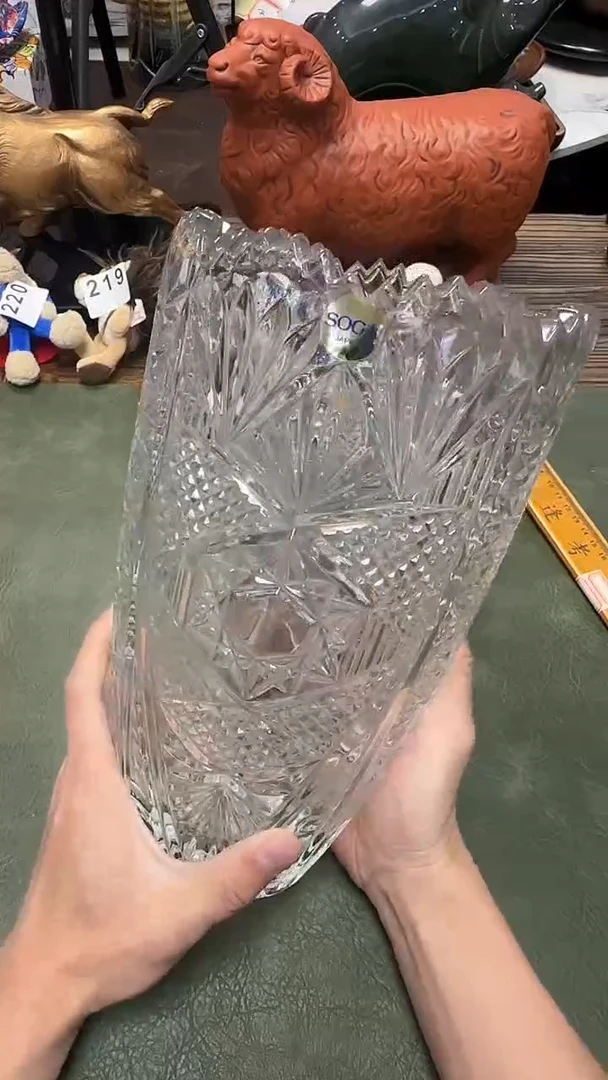 227soga水晶花器高27口15
