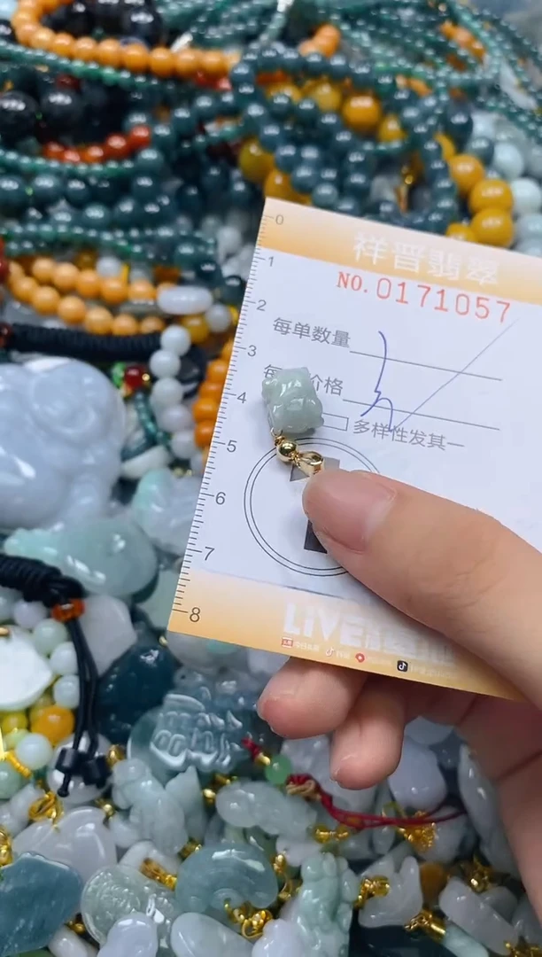 翡翠未镶嵌颈饰闪购0171057多样性发其一