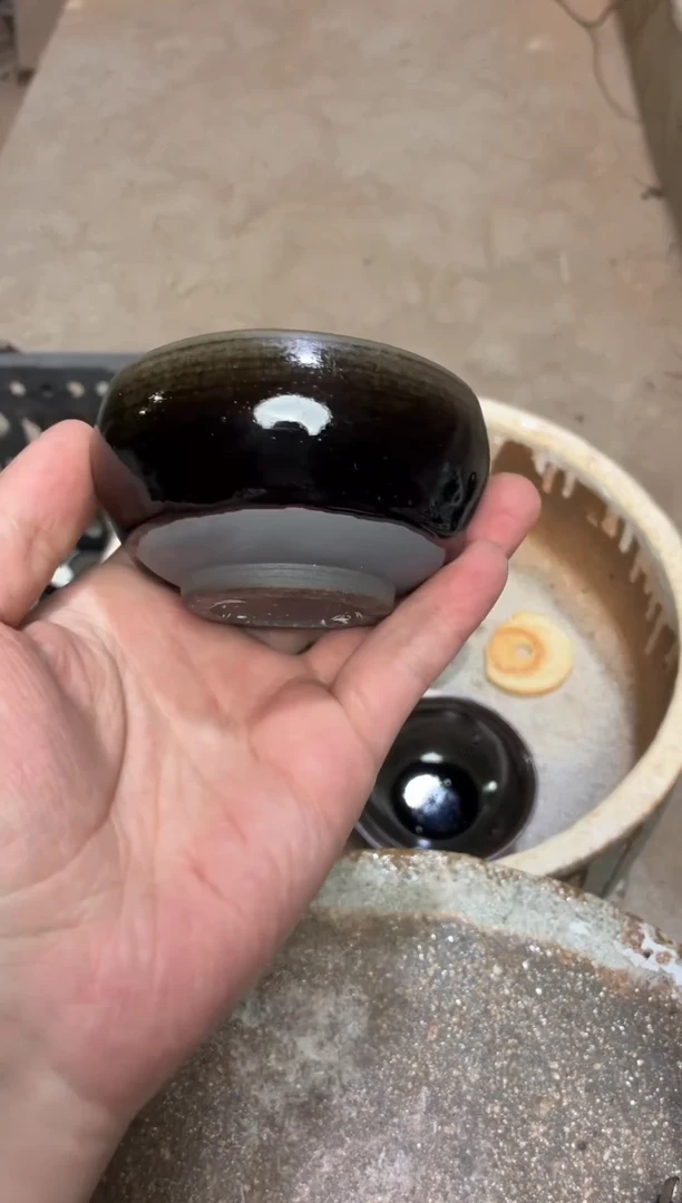 茶盏真柴烧建盏换点柴火