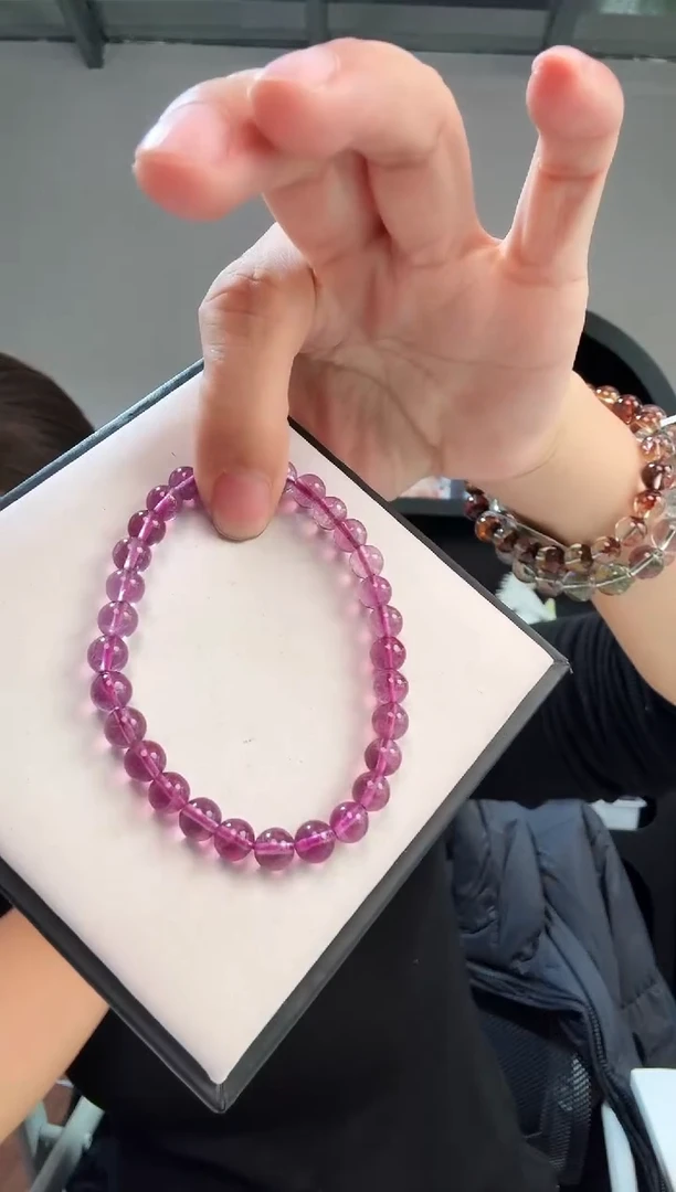 未镶嵌手链萤石优0632 约6mm