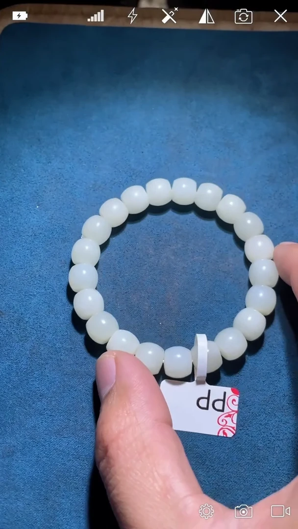 未镶嵌和田玉把件猫*PP 直切珠手串卡10