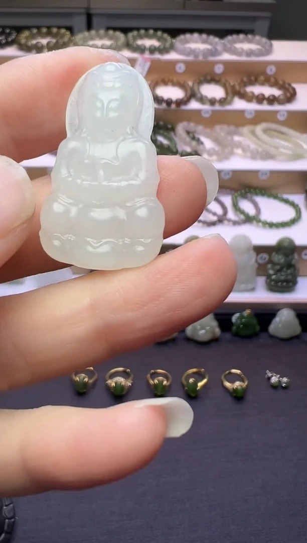 颈饰未镶嵌和田玉108号链接约卡33*20*5