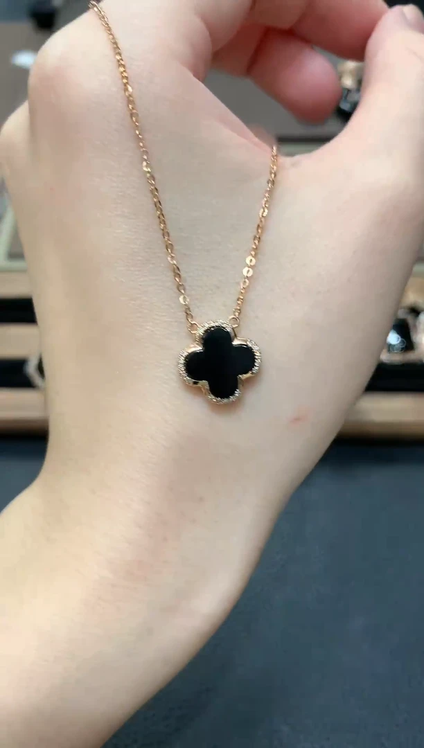 套链18K金镶嵌翡翠冬日珠宝W19