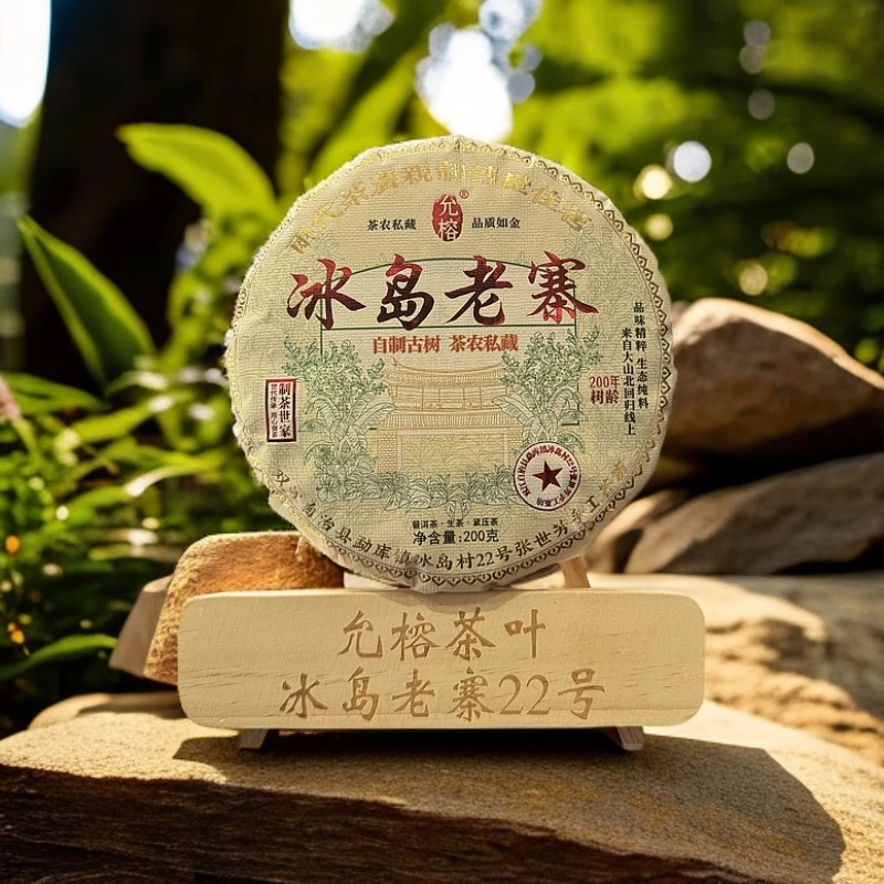 YUNRONG/允榕冰岛老寨2023年头春精致普洱茶（生茶）200克 茶农私藏