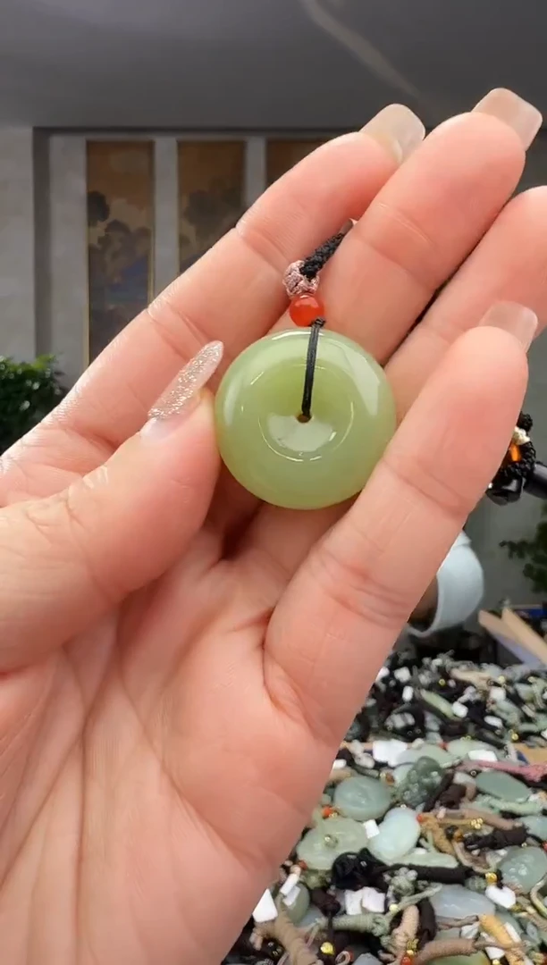 颈饰未镶嵌和田玉拍一发一多样性发货