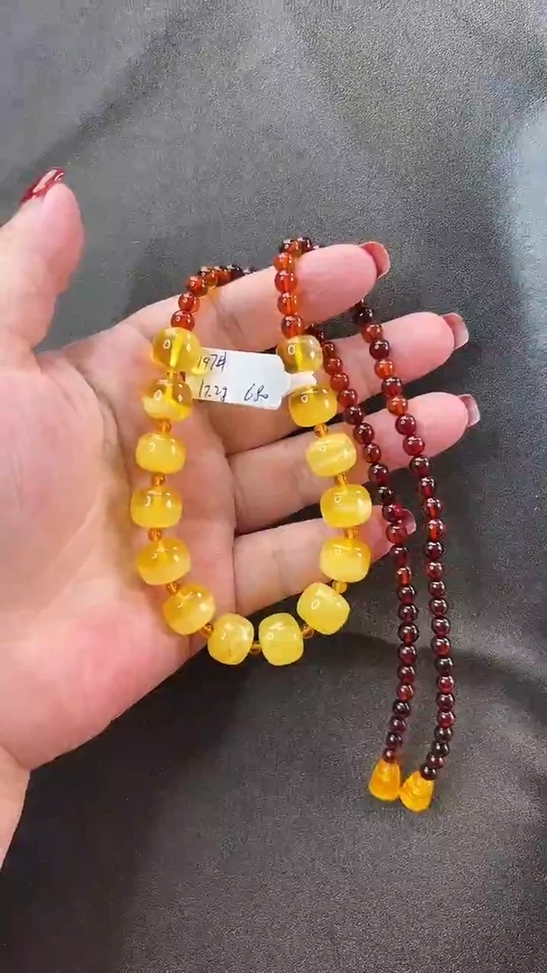 未镶嵌颈饰琥珀项链