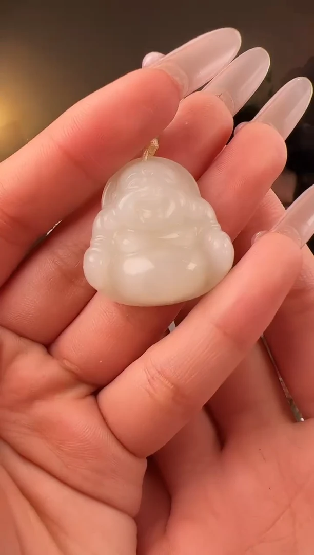 【闪购商品】和田玉颈饰未镶嵌佛公1320 多样性发