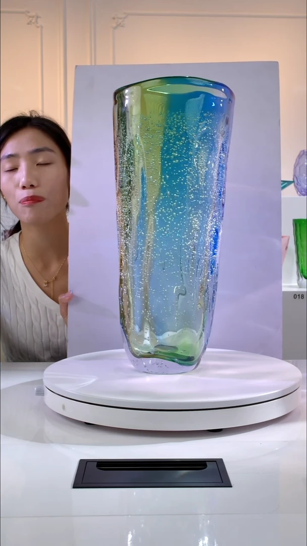 四季颜色大直筒花器