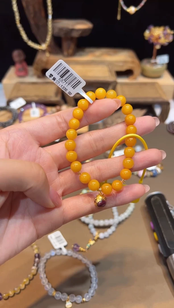手饰琥珀未镶嵌手饰@@E6711