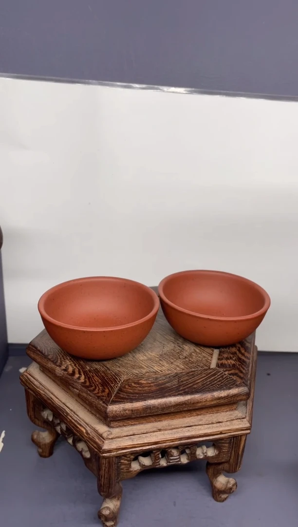 【闪购商品】紫砂茶壶红泥 小碗杯2