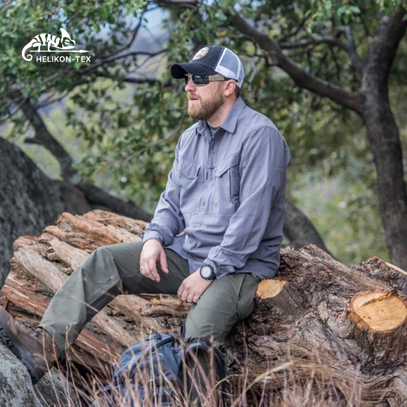Helikon赫利肯守卫者二代热带户外防晒速干长袖衬衫超薄战术衬衣