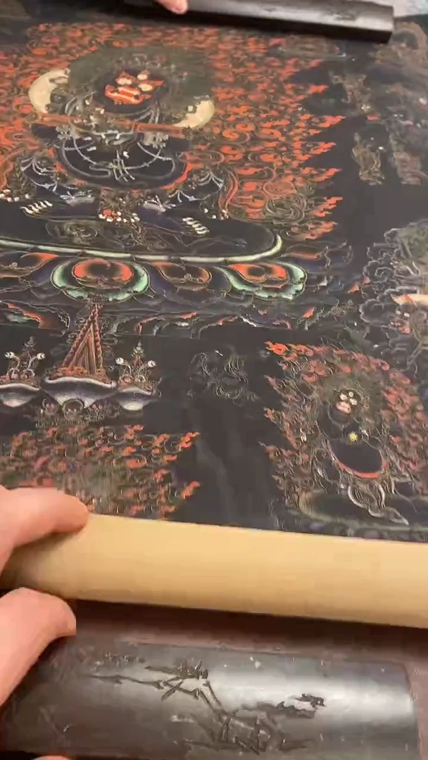 装裱画精美唐卡tk16023