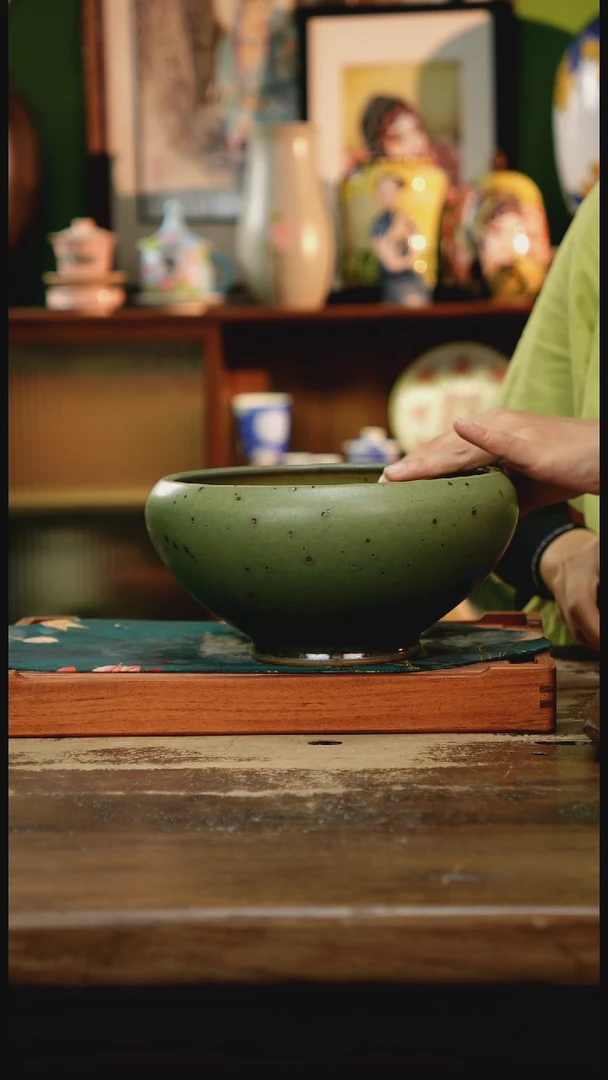 瓷片景德镇纯手工釉下彩精品茶具水杯