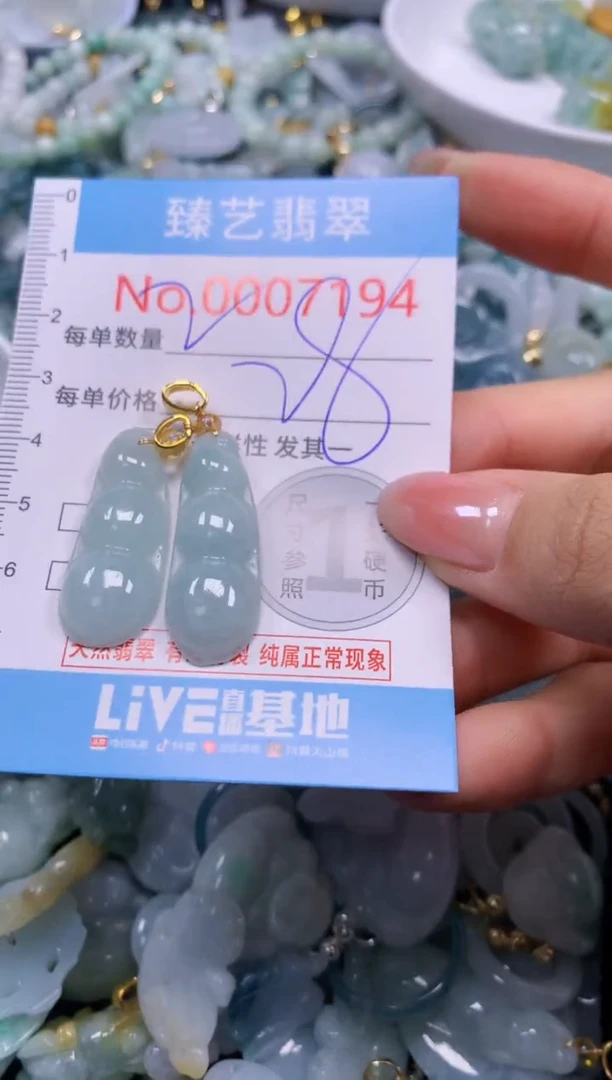 颈饰未镶嵌翡翠7194