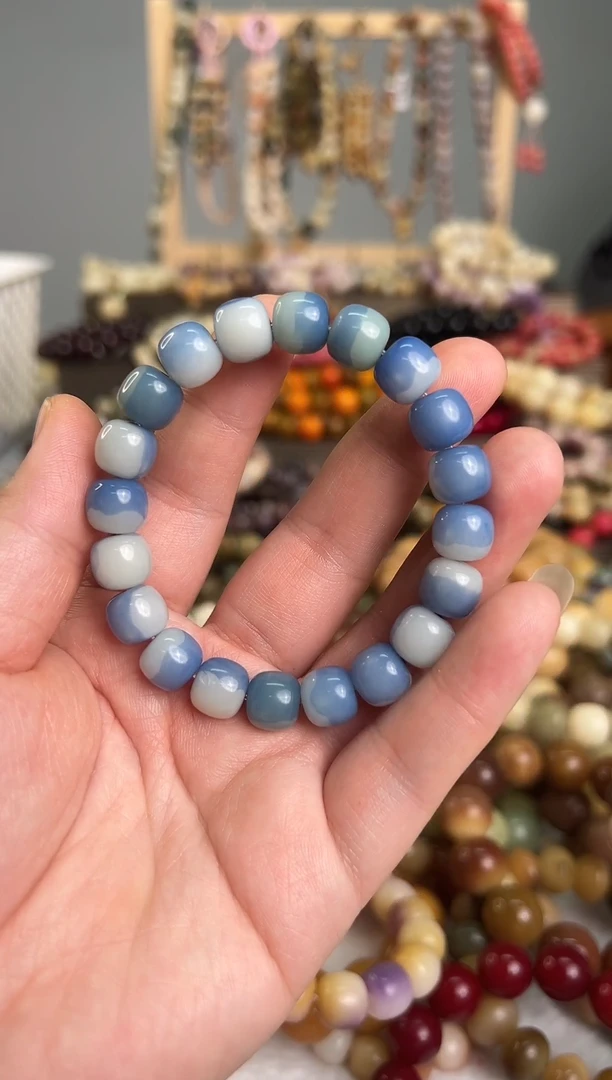 蓝色青花瓷 菩提手串