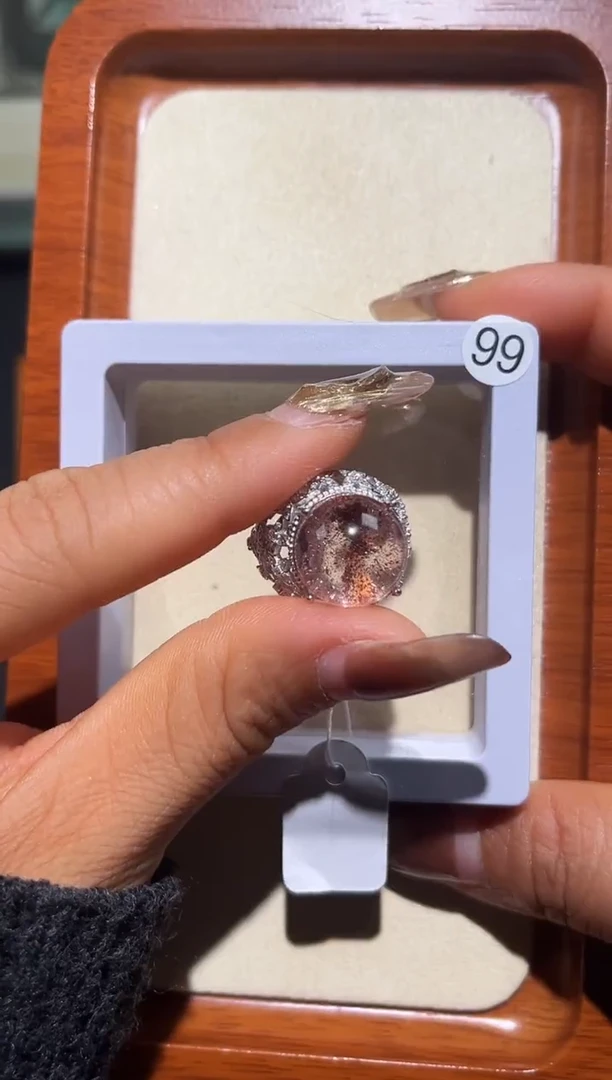 银S925镶嵌戒指水晶?****子定制