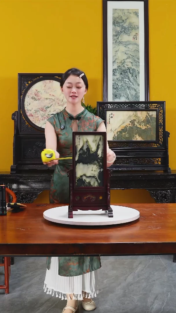 石材天然大理石画摆件