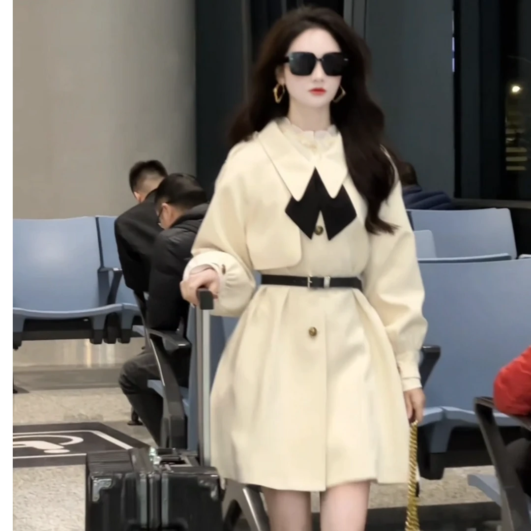 苏醒的乐园2025新款气质风衣SXFY25018