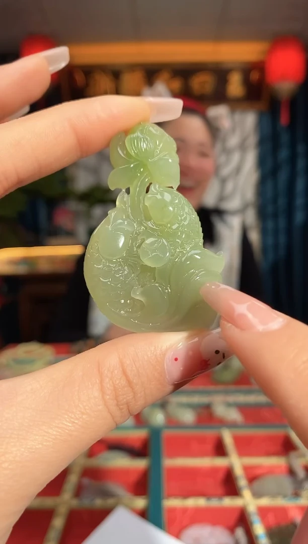 【闪购商品】和田玉颈饰未镶嵌翠青