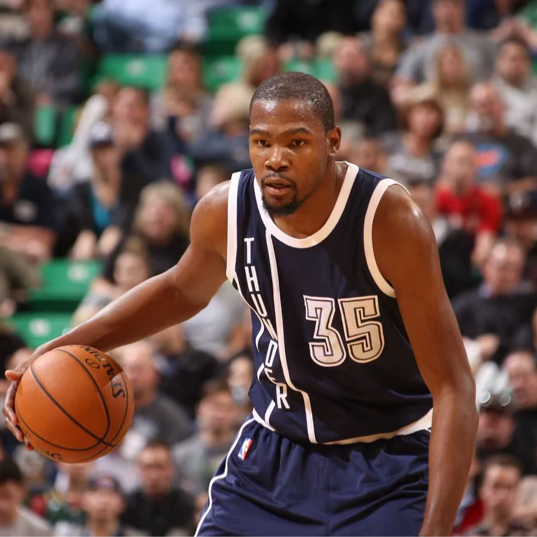 Mitchell&Ness-大热门NBA赛队雷霆杜兰特复古球衣15-16赛季SW球衣