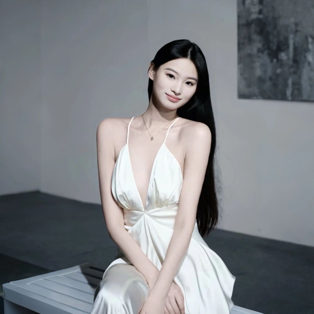 法式月光女神长裙