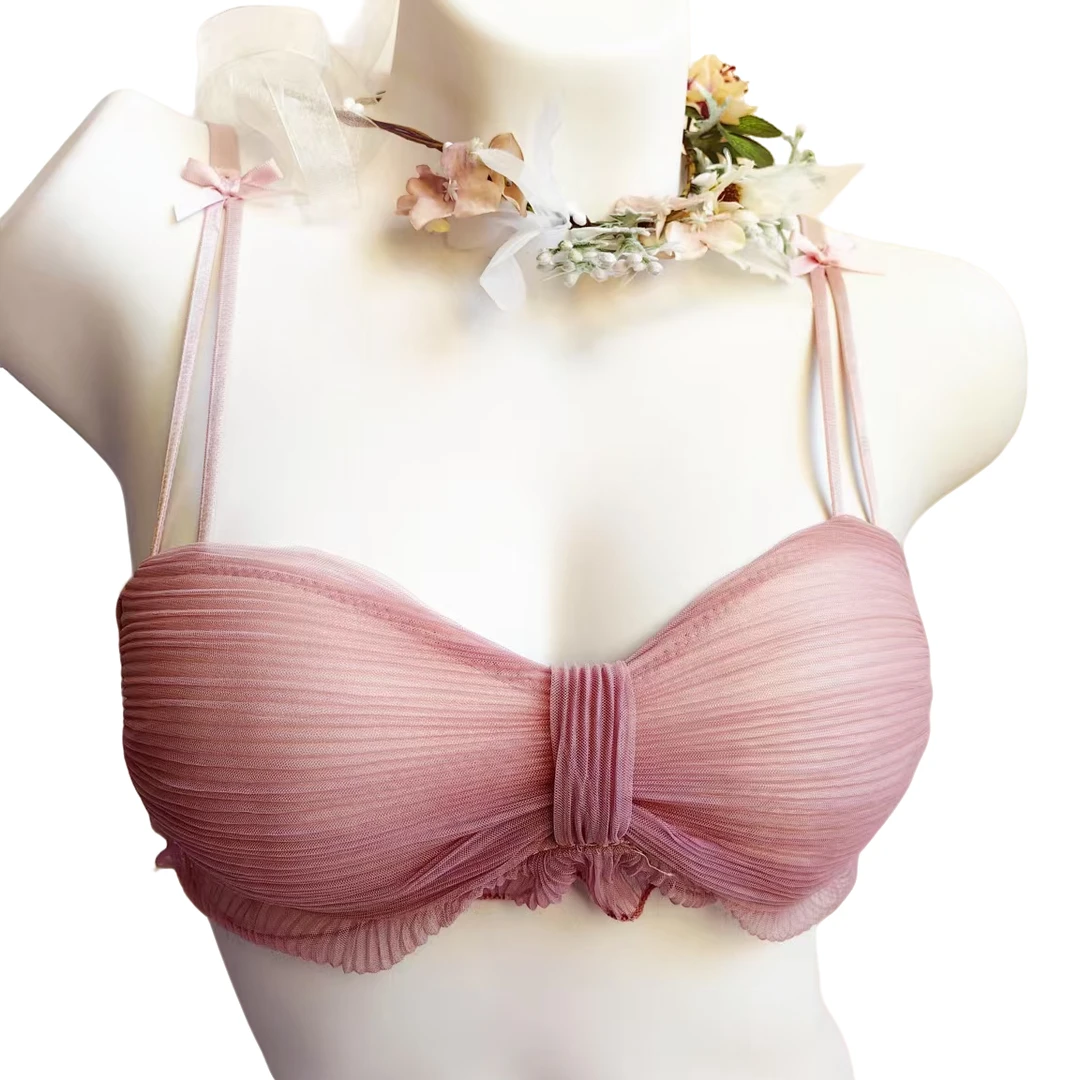 601-650内衣女小胸聚拢显大甜美薄款夏季