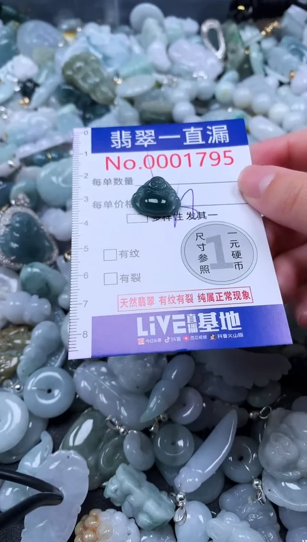 【闪购商品】翡翠吊坠(不含链)未镶嵌1795
