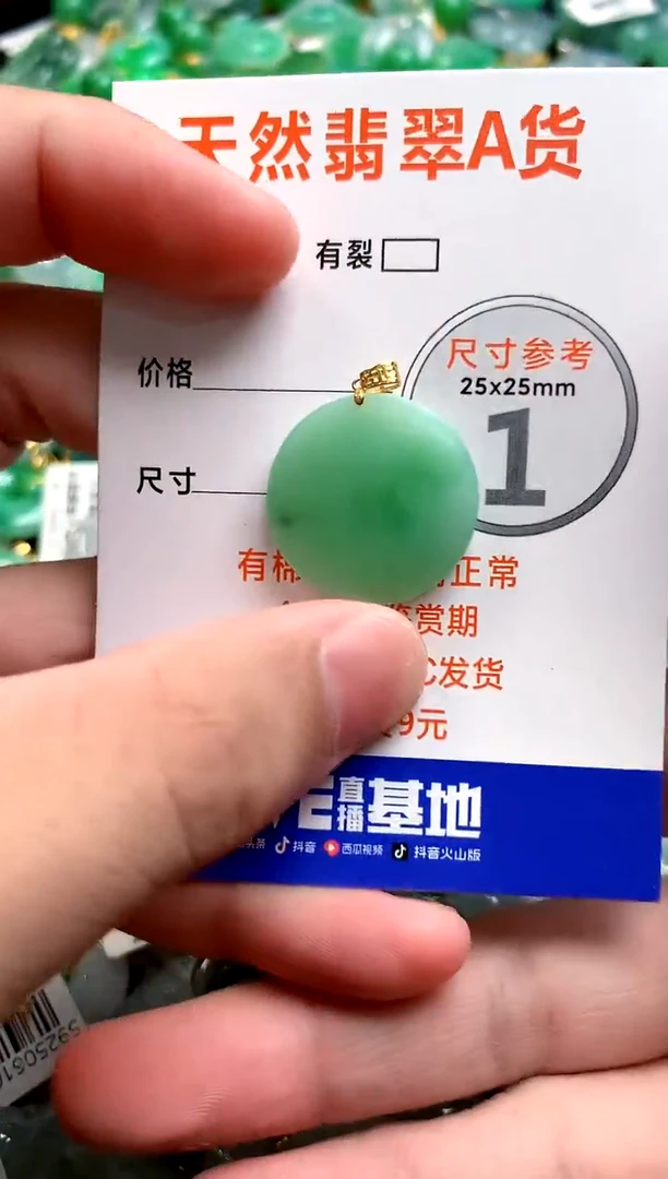 颈饰18K金镶嵌翡翠0466575567