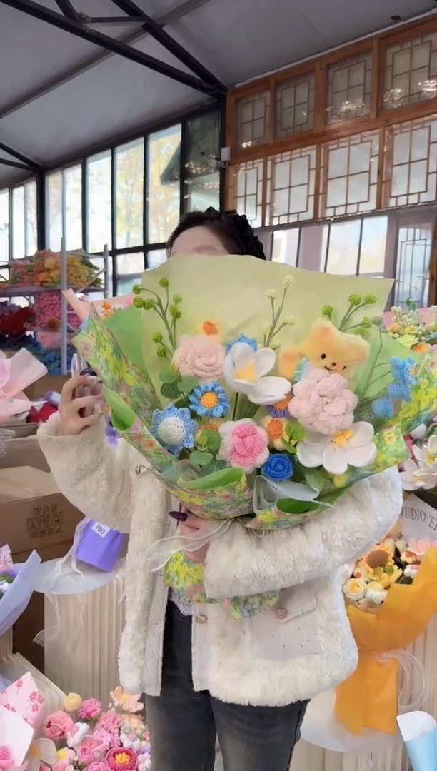 非遗手工定制花束，孤品清仓！
