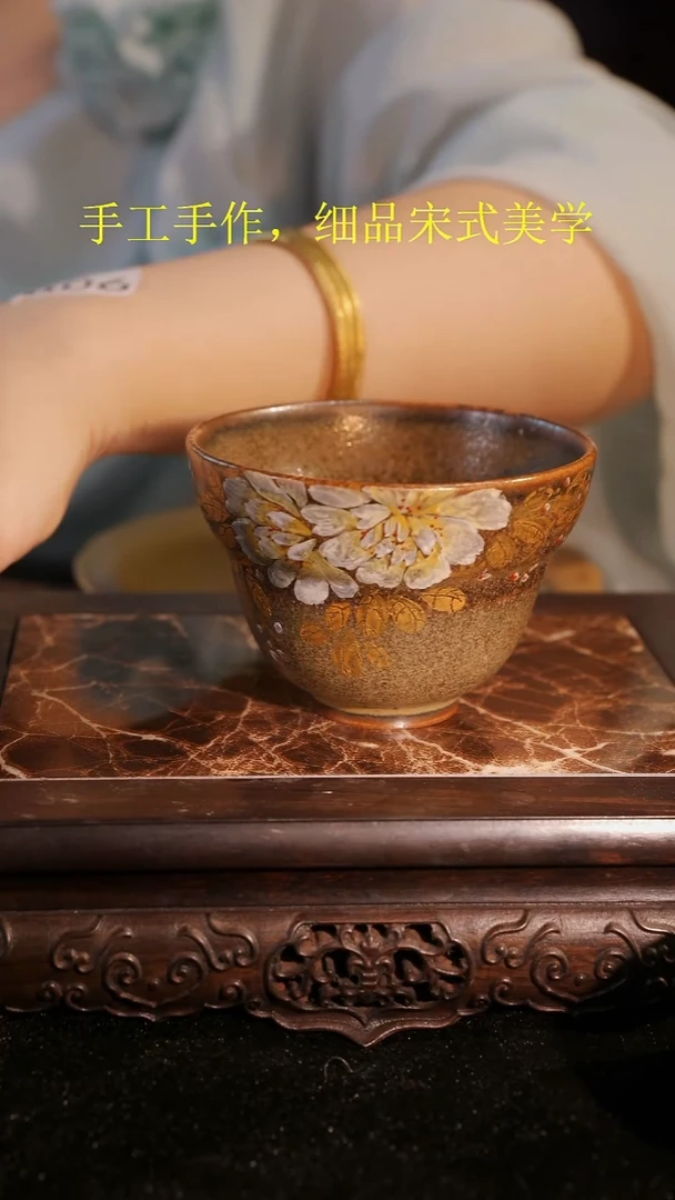 杯子等烟雨陶瓷手作主人杯457