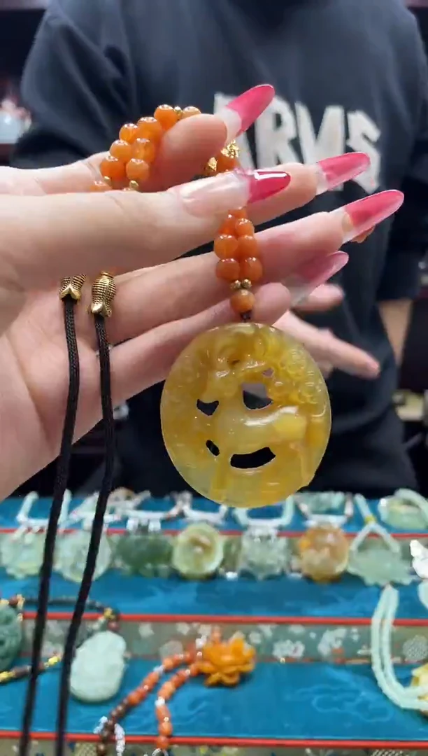 未镶嵌岫玉吊坠·多样性发货*拍一发一