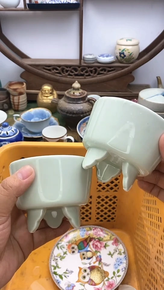 瓷片朝*。回流瓷器，默认微瑕 满28包邮，谨慎参拍