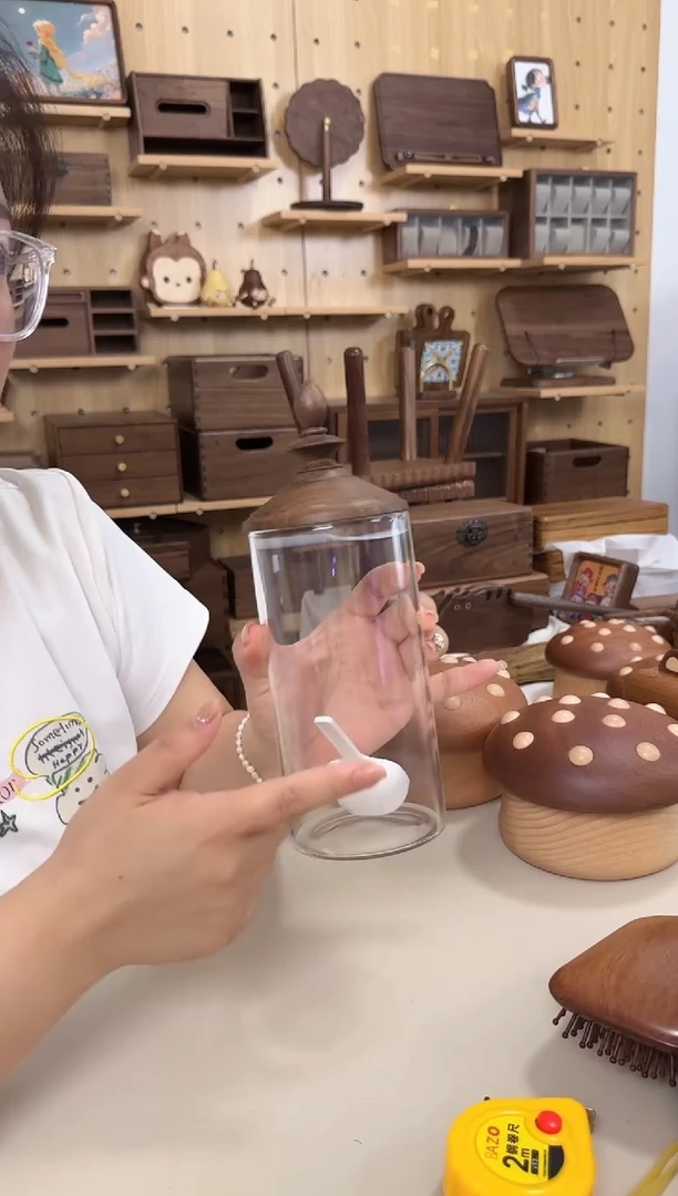 木北美黑胡桃大号玻璃罐特价