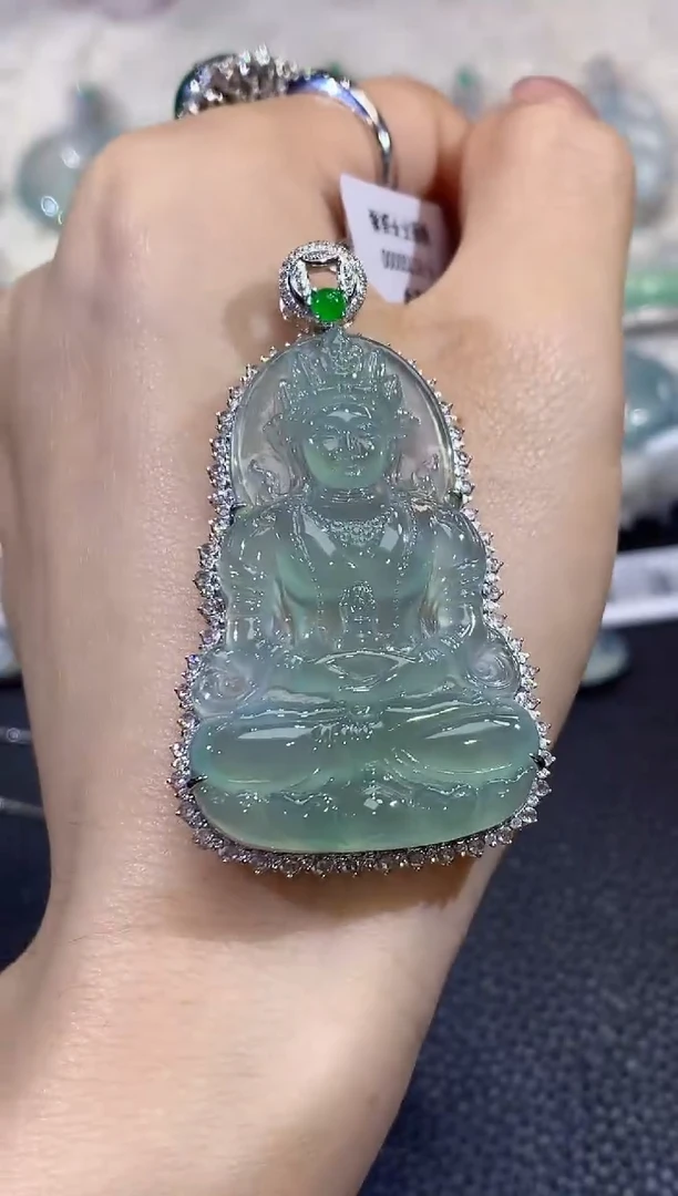 套链18K金镶嵌翡翠A59