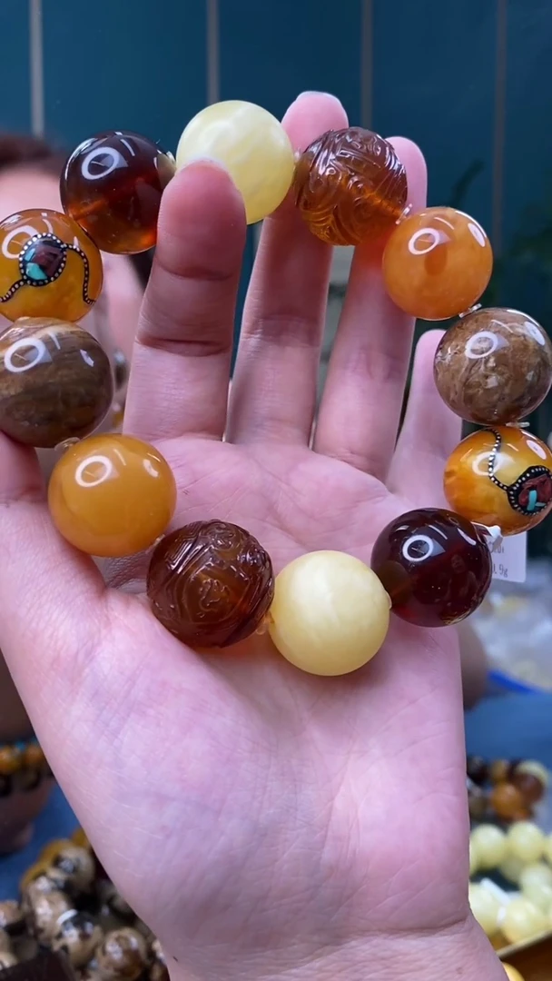 未镶嵌琥珀裸石6/9-GM-#7