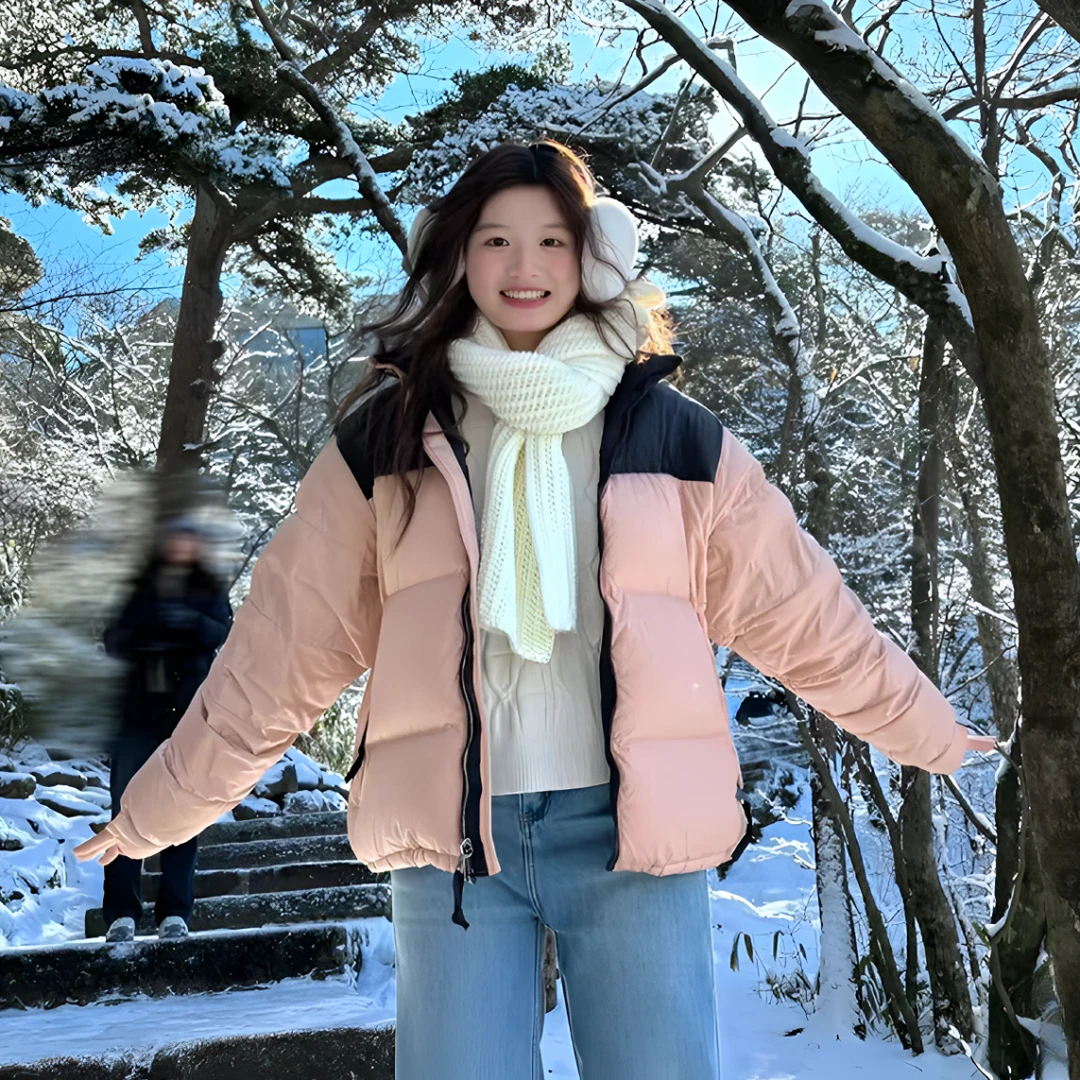 96系列700蓬羽绒服男女同款立领拼色外套