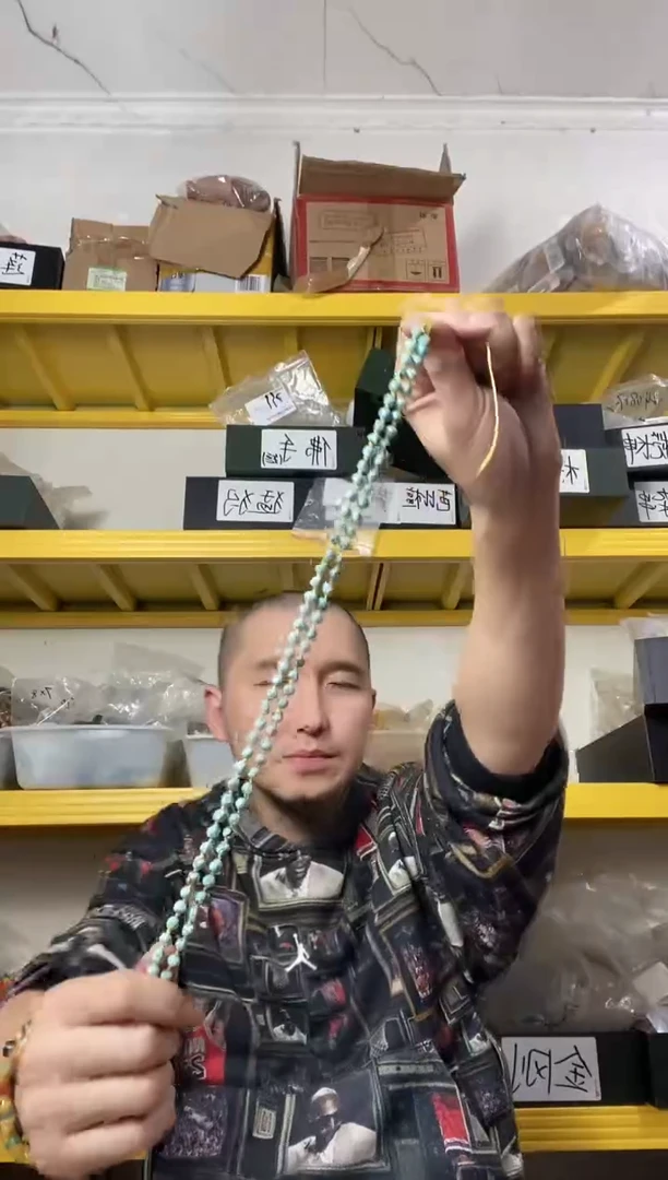 未镶嵌绿松石手串pz1114-186多样性发货发其一约6mm