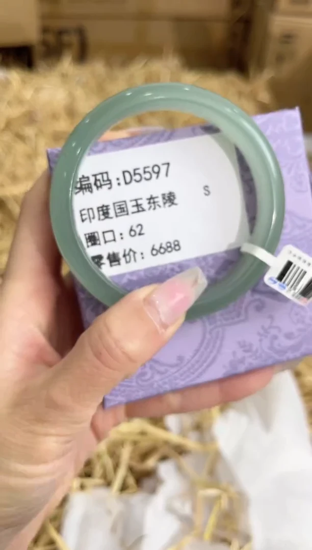 未镶嵌手镯石英质玉D5597