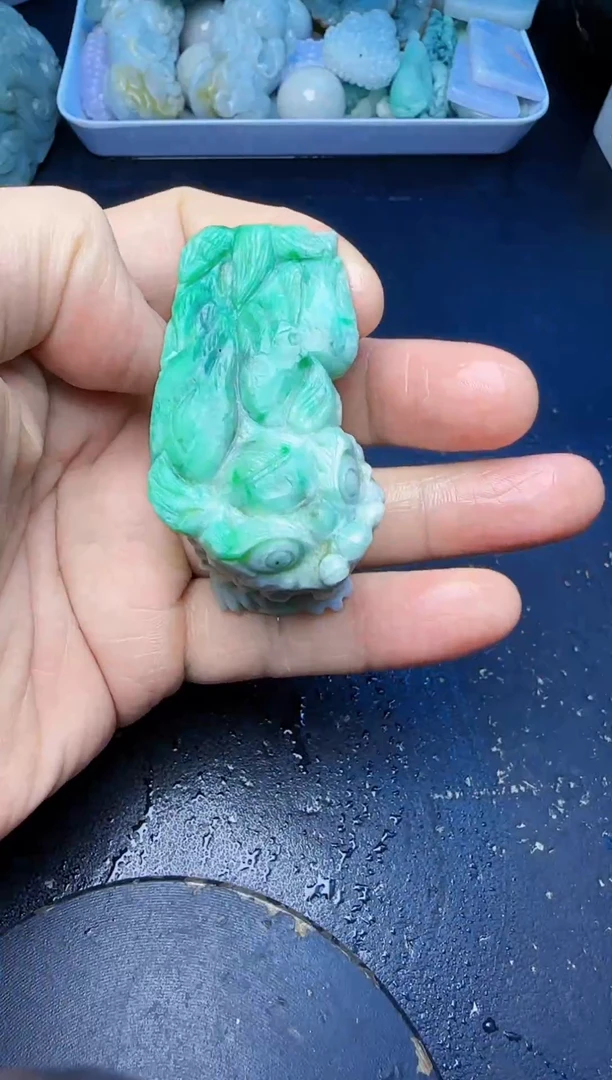颈饰未镶嵌翡翠天然A货翡翠1