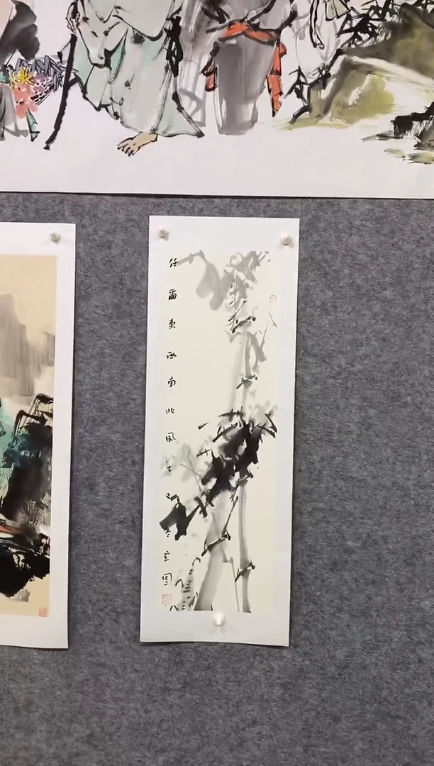 国画尚定固国画作品