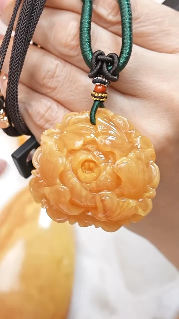 蜜蜡颈饰未镶嵌2611天然蜜蜡珠宝奇石全部保真