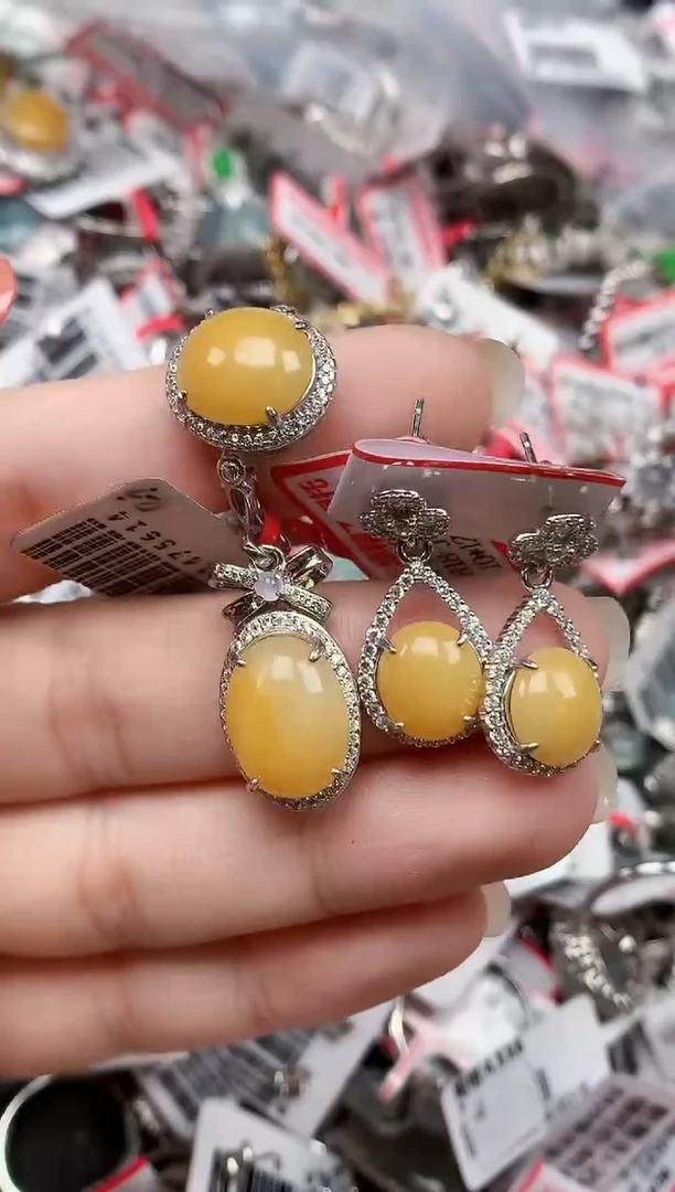 银S925镶嵌戒指翡翠天然A货缅甸翡翠