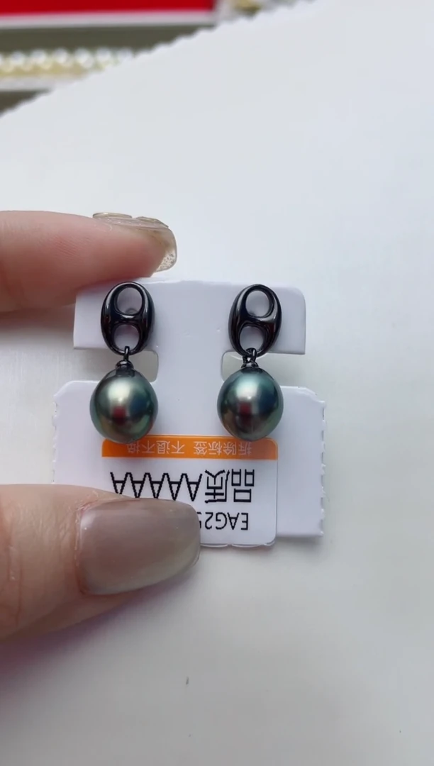 【闪购商品】海水珍珠耳饰银S925镶嵌A79